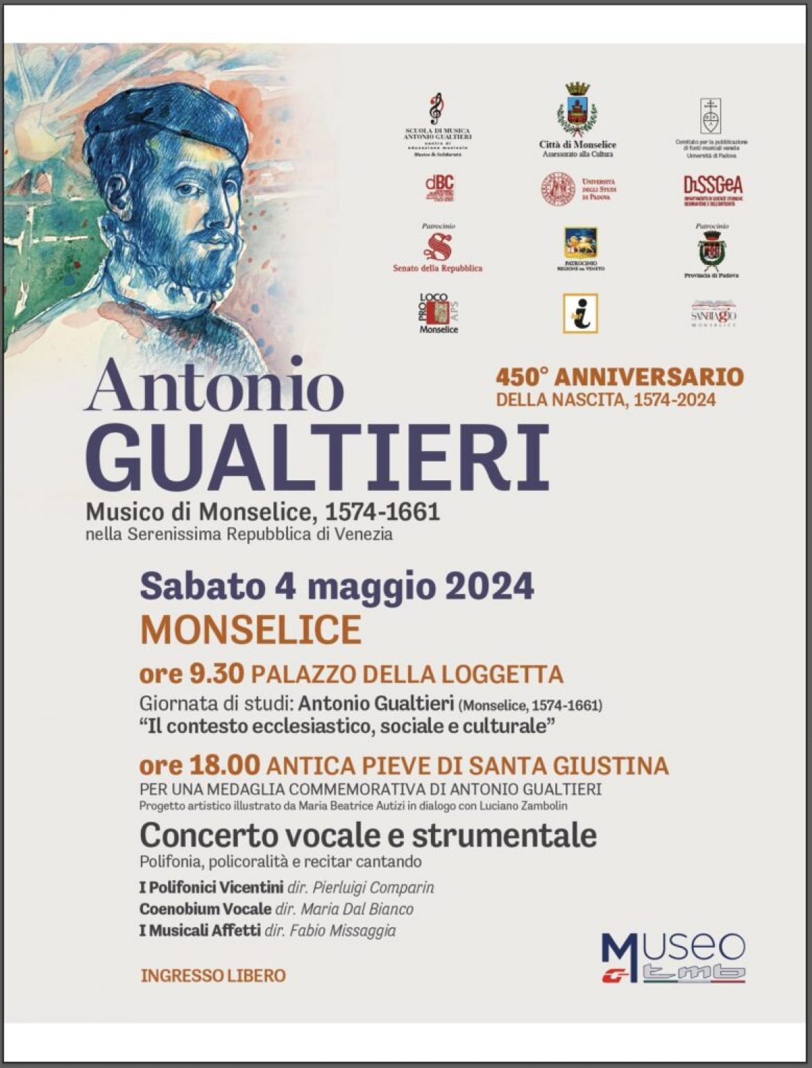 Celebrazioni per 450° anniversario della nascita di Antonio Gualtieri