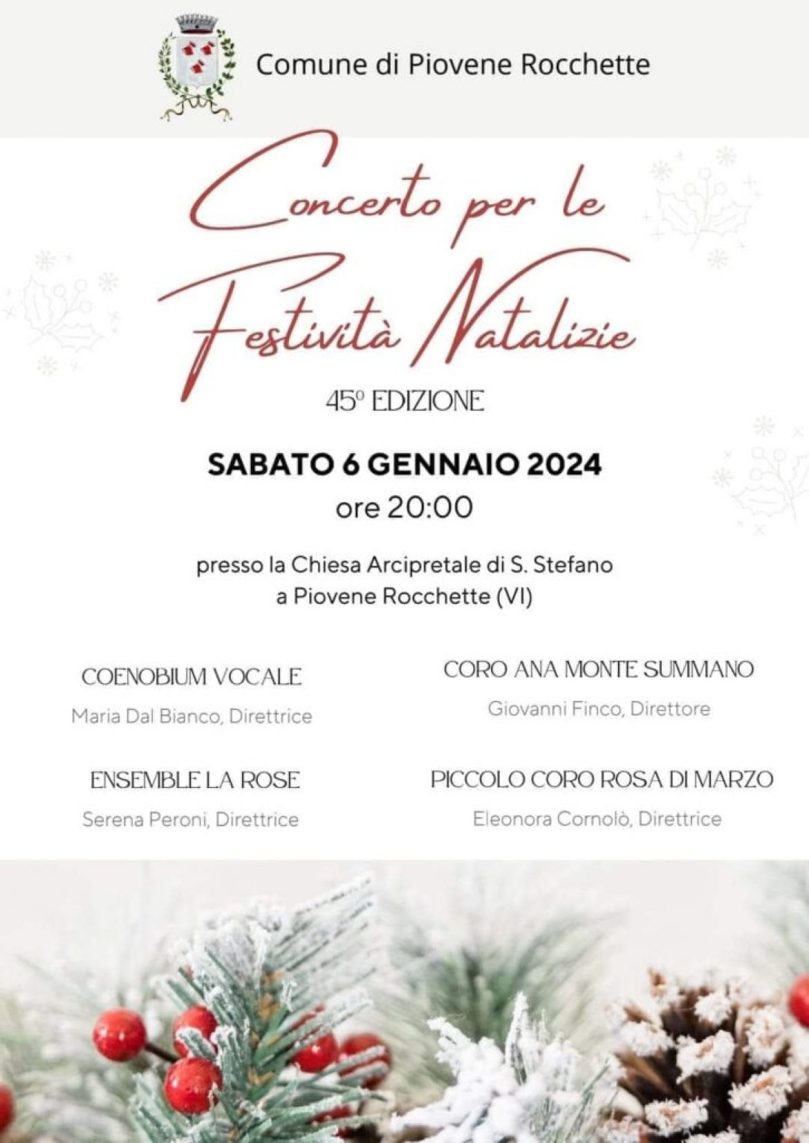 Concerto per le festività natalizie